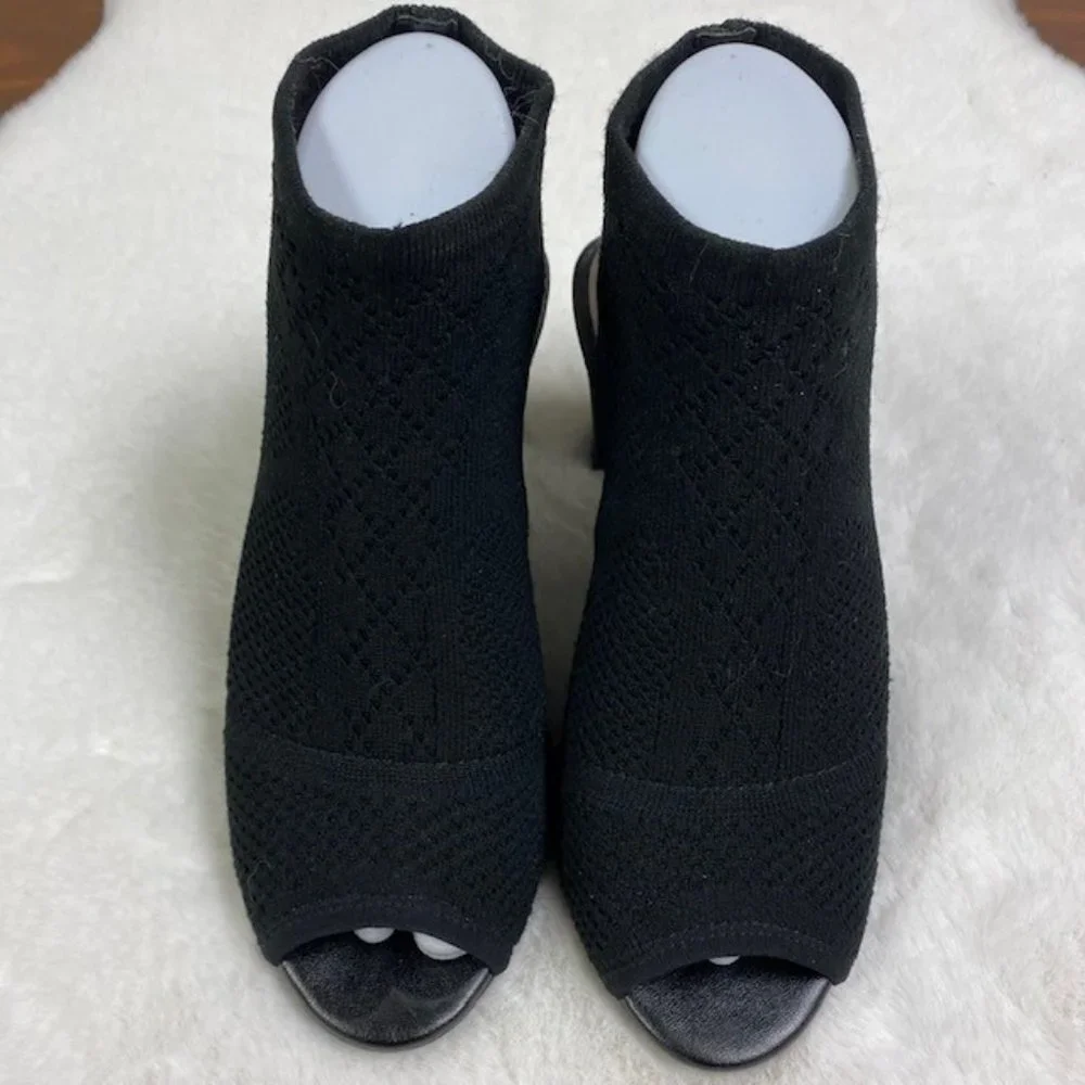 Life Stride Alita Peep Toe‎ Open Back Heels, size 6